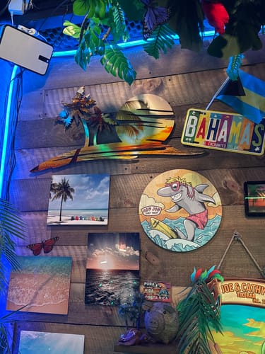 Customer photo review of Sunset Beach Printed Wall Art