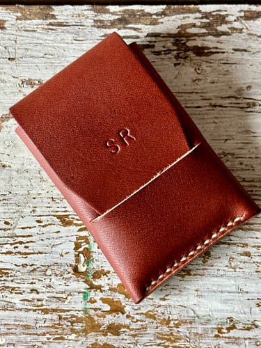 Customer photo review of Slimmad plånbok i äkta läder