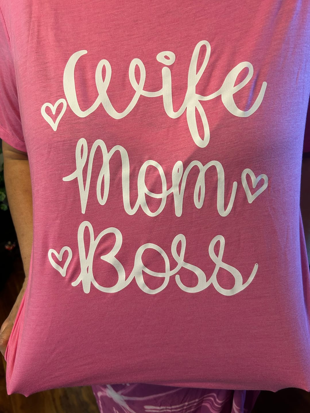Customer photo review of Ladies Triple Threat Tee