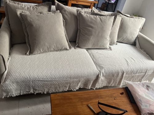 Customer photo review of Manta Para Sillon Y Pie De Cama 180cm X 230cm