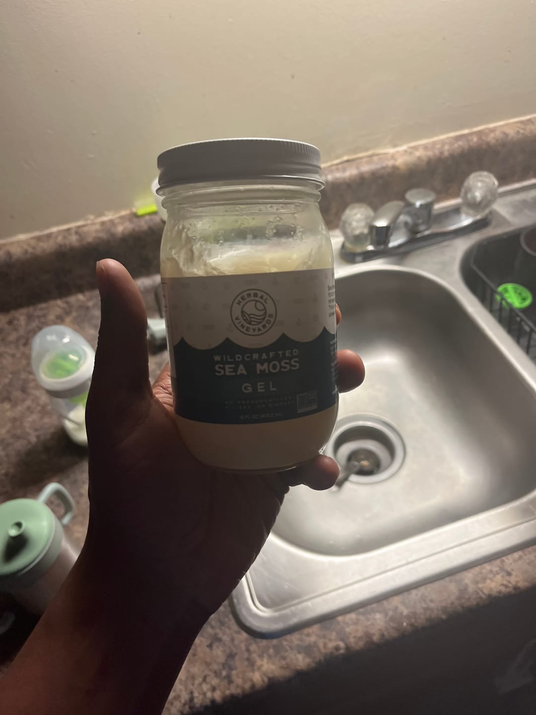 Customer photo review of 60 Day Sea Moss Gel Dynamic Duo