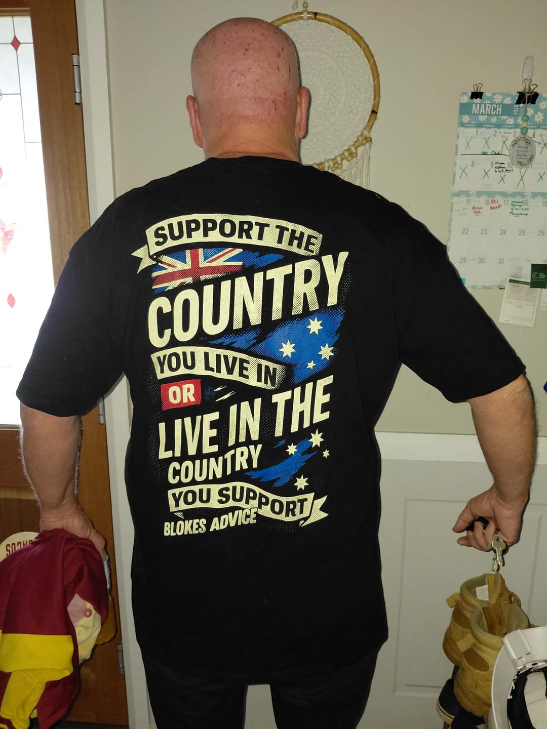 Customer photo review of Stand Up Tee - Black