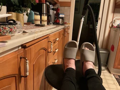 Customer photo review of HappyFlops