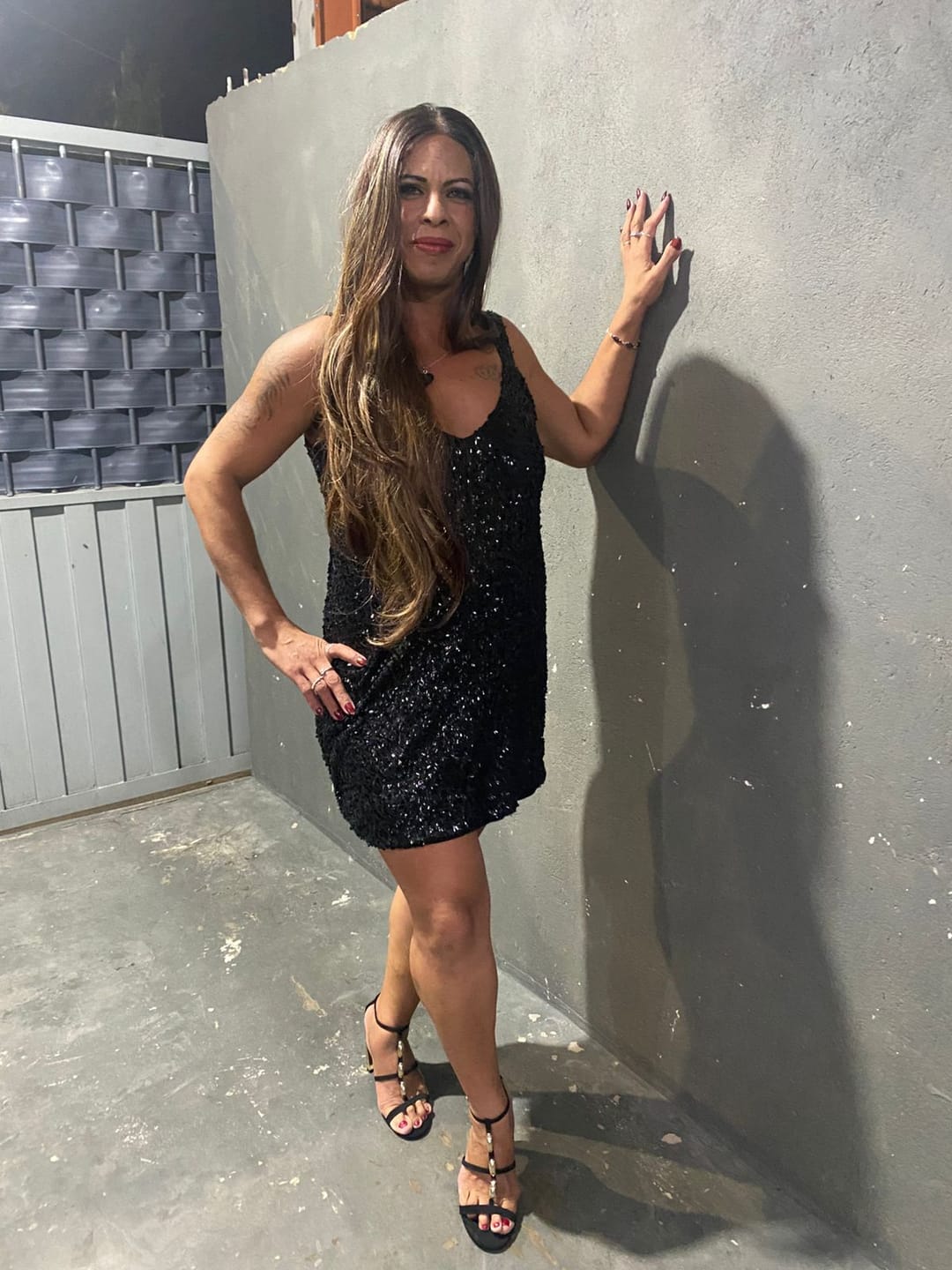Customer photo review of Lace Front HD Beyonce Castanho Luzes - Repartição Livre 13x4