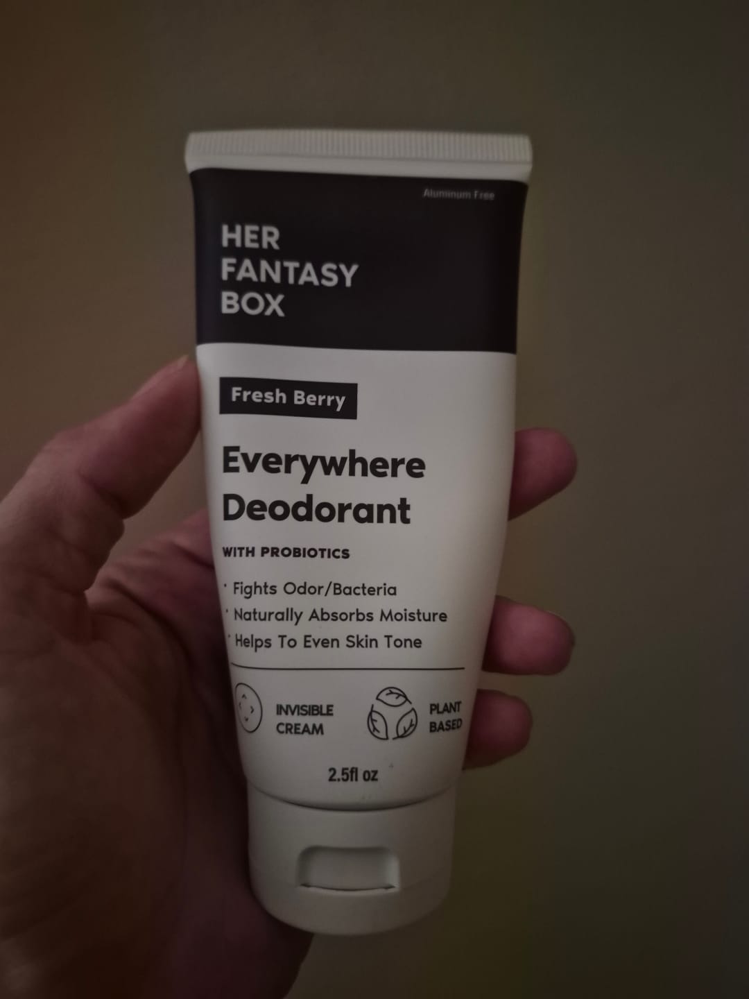 Customer photo review of Everywhere Deodorant (Berry) - Long Lasting Odor Block