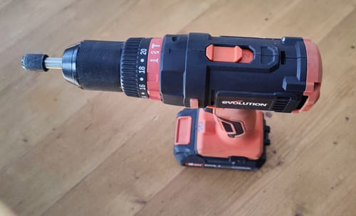 Customer photo review of Perceuse-visseuse sans fil Evolution R13CMB-Li avec batterie 2Ah et chargeur