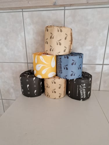 Customer photo review of 100% Bamboo Toilet Paper - 3ply -  40 meters
