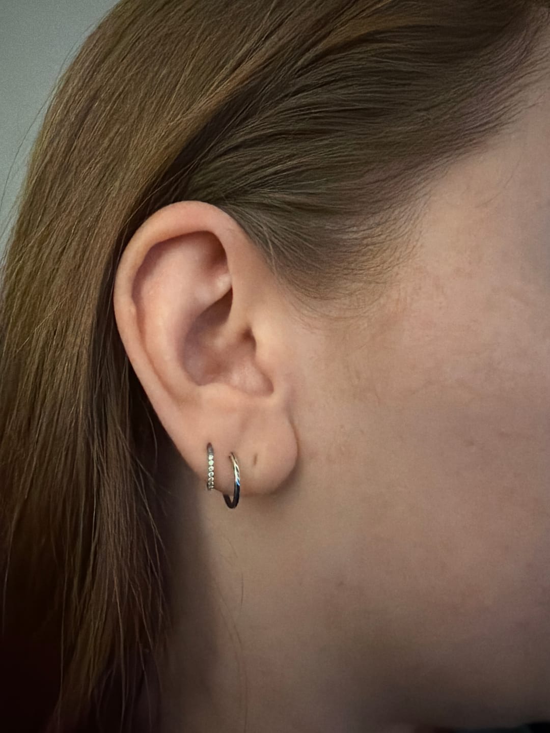 Customer photo review of Eternity Pavé Clicker Silver