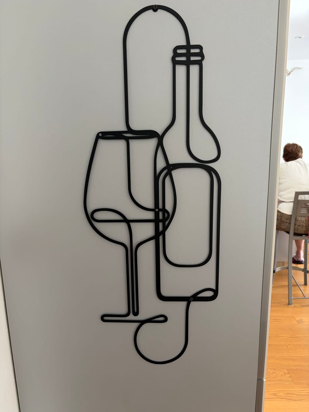 Customer photo review of Décoration Murale en Métal - Thème de vin