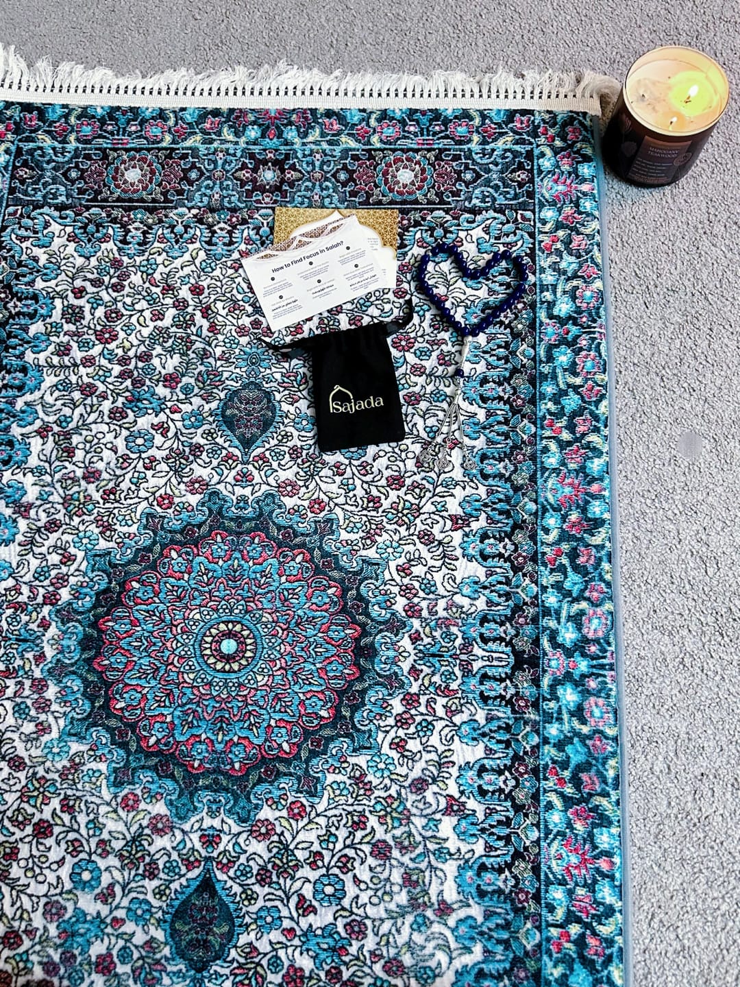 Customer photo review of Skylight Naseej Padded Prayer Mat