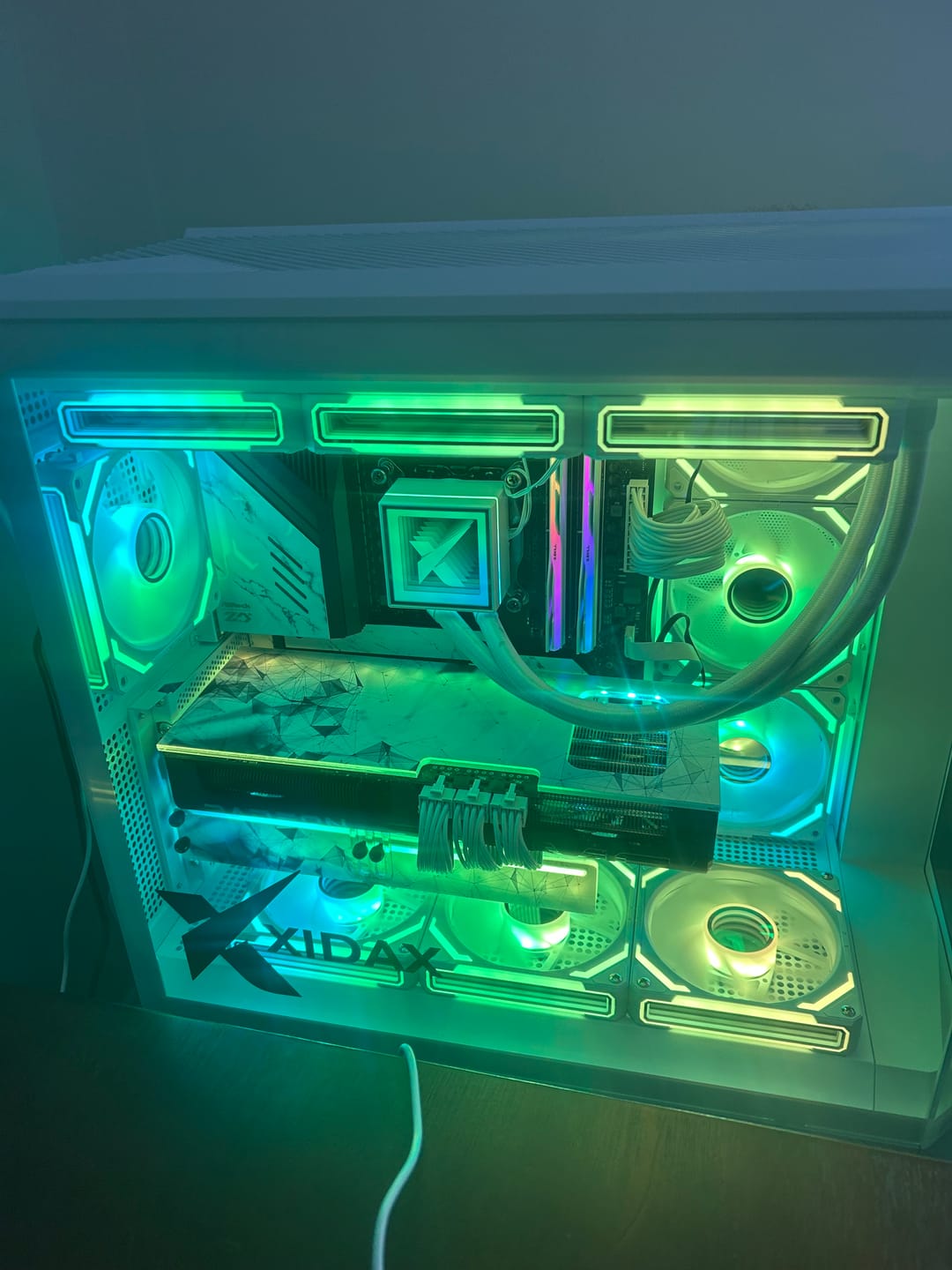Customer photo review of Spectrum White RGB GPU Backplate