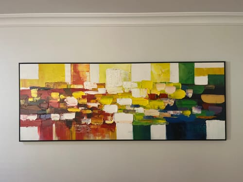 Customer review photo for Colorful Painting #CA008