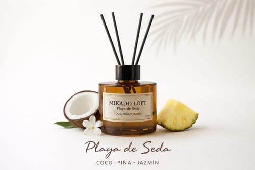 Customer photo review of Mikado 100 ml difusor vidrio ámbar recto con tap. tapa n. varillas n.