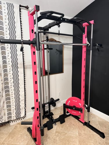 Customer photo review of RitFit PSR05 2.0 Pink Smith Machine with LAT-Pull Down