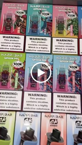 Customer video review of HAPPBAR GR100k PRO | 100.000 puffs