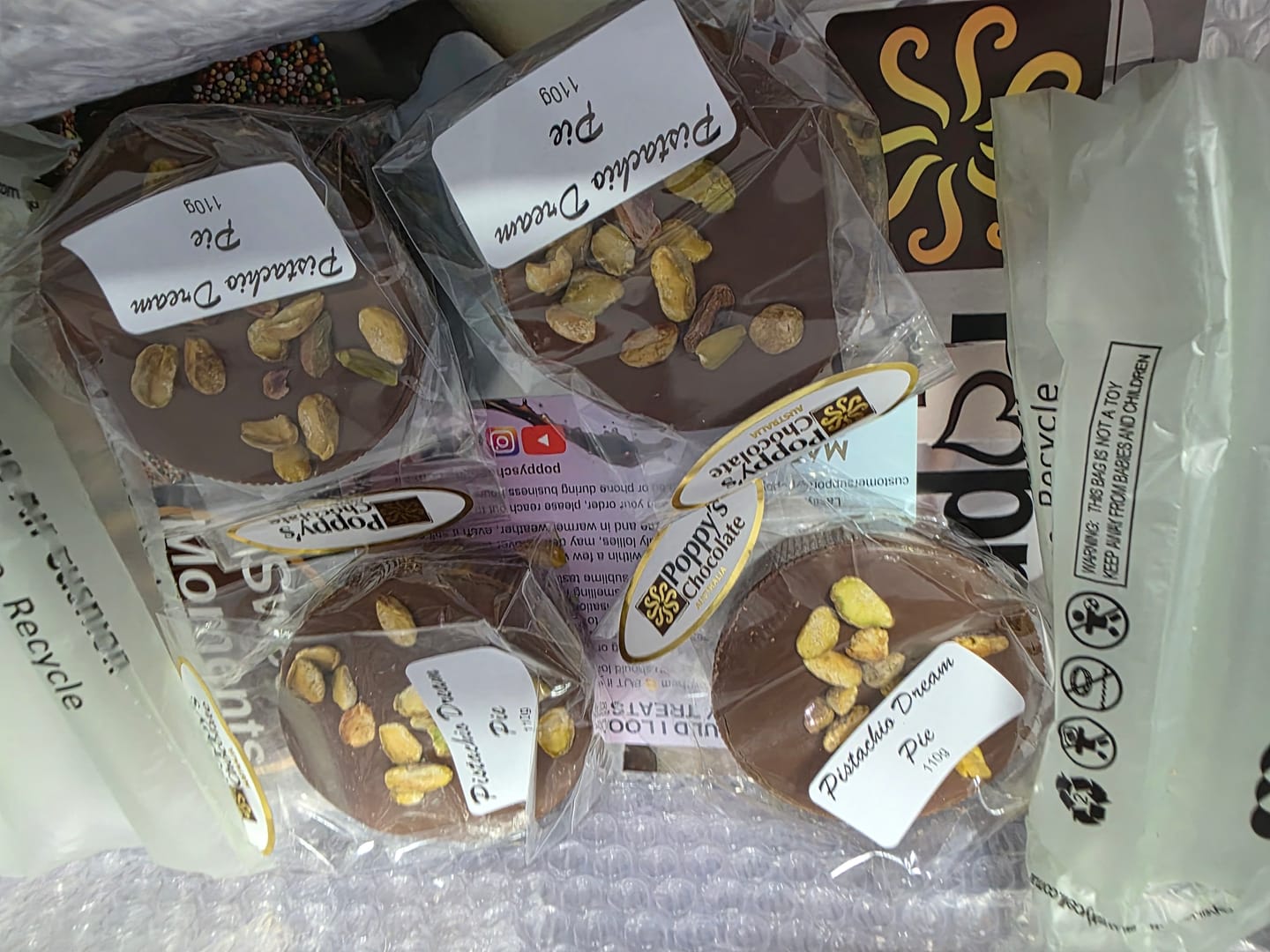 Customer photo review of LIMITED EDITION Pistachio Dream Pie