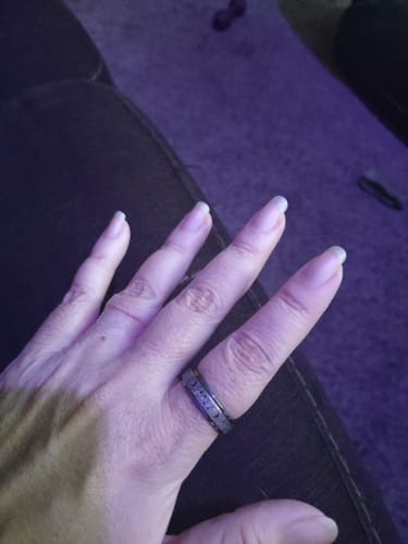 Customer photo review of Pride Fidget Ring