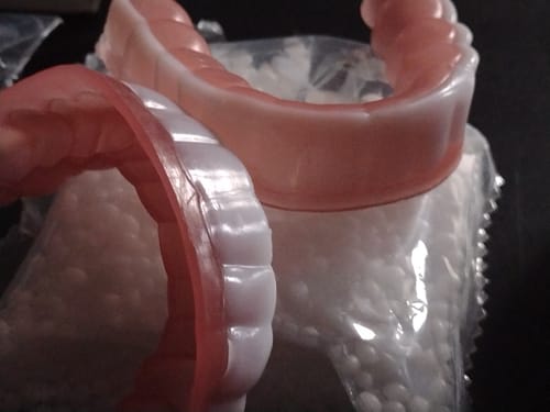 Customer photo review of 🦷  Fit Full Functional DenturesMake you more confident-Made in the USA & FDA-Certified