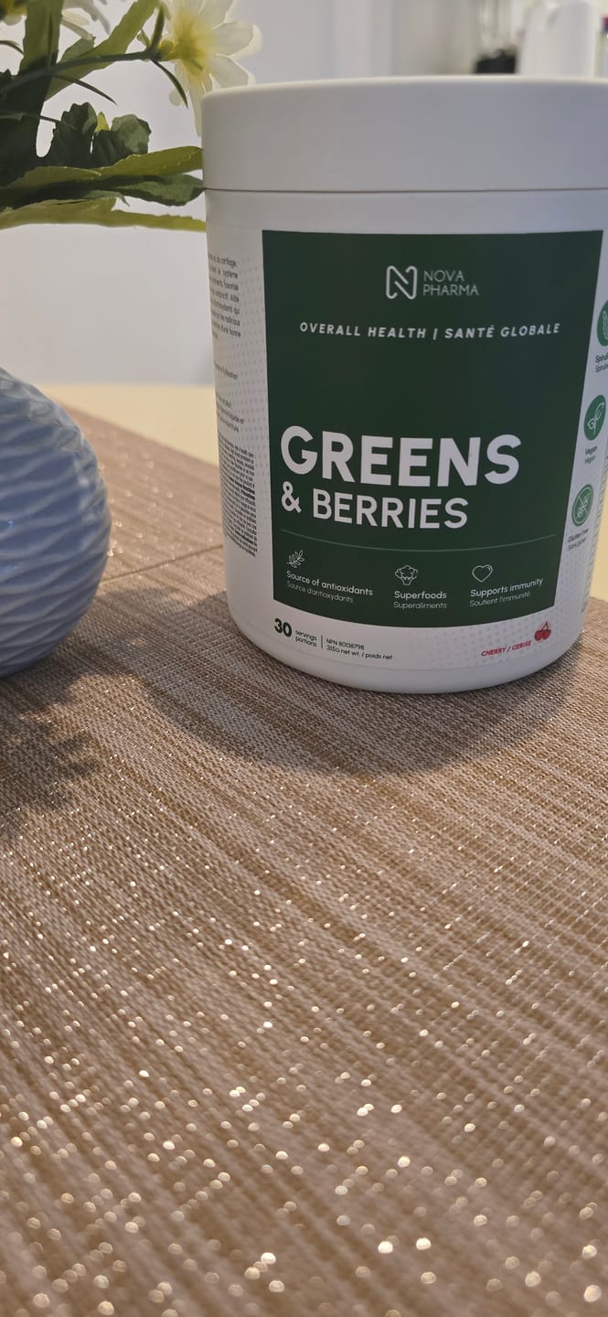 Customer photo review of Nova Pharma - Greens & Berries - 315g