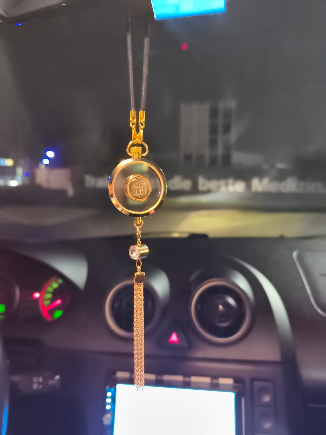Customer photo review of Floral Kaaba  Padded Prayer Mat