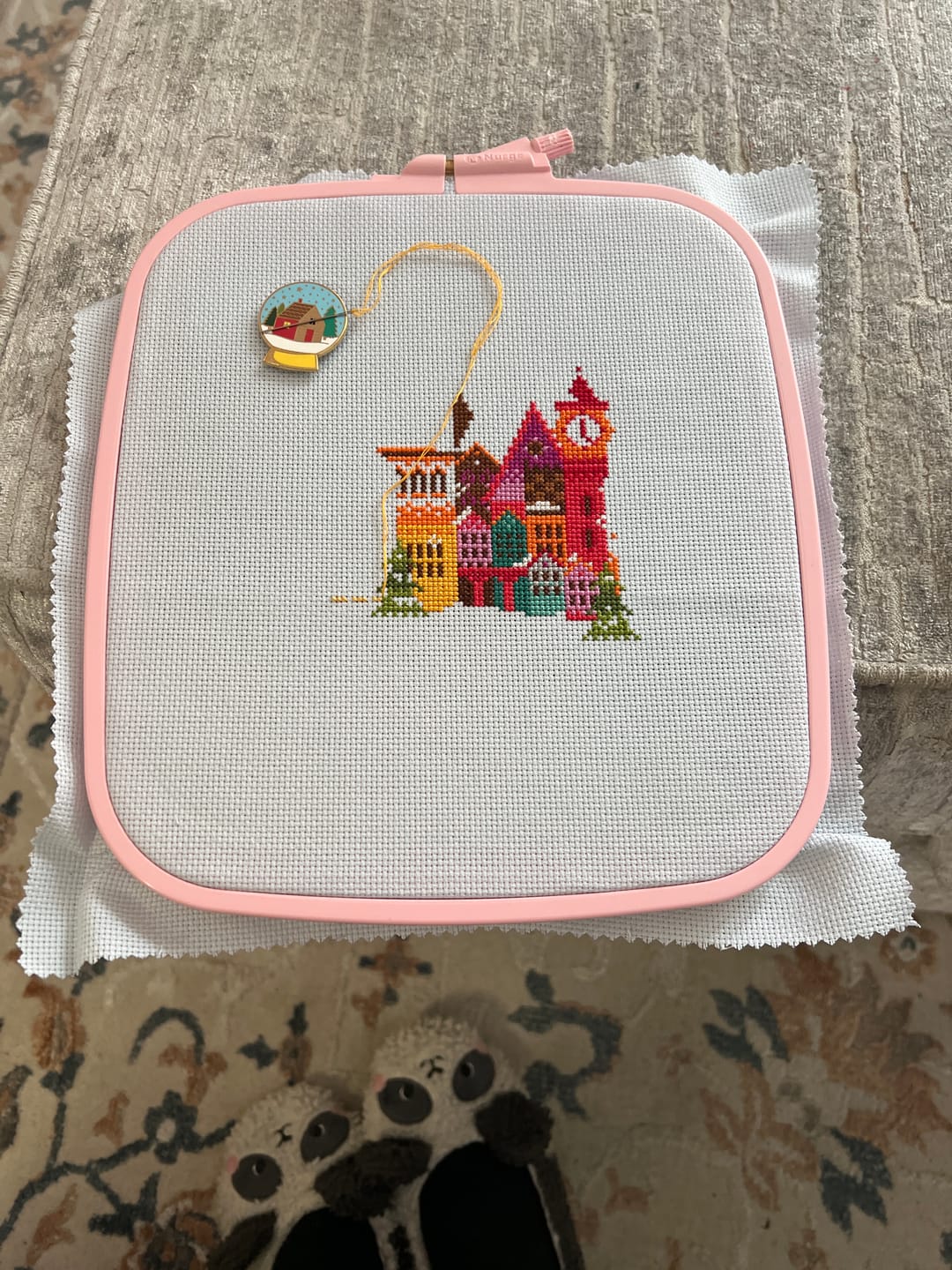 Customer photo review of Nurge Rectangular Plastic Hoops for Cross Stitch