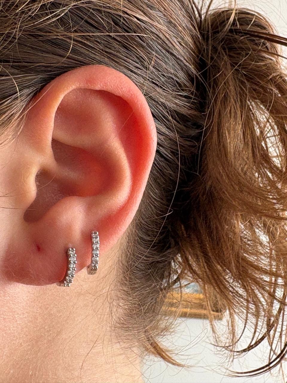 Customer photo review of ARGOLLAS POLAR BAÑADAS EN ORO BLANCO