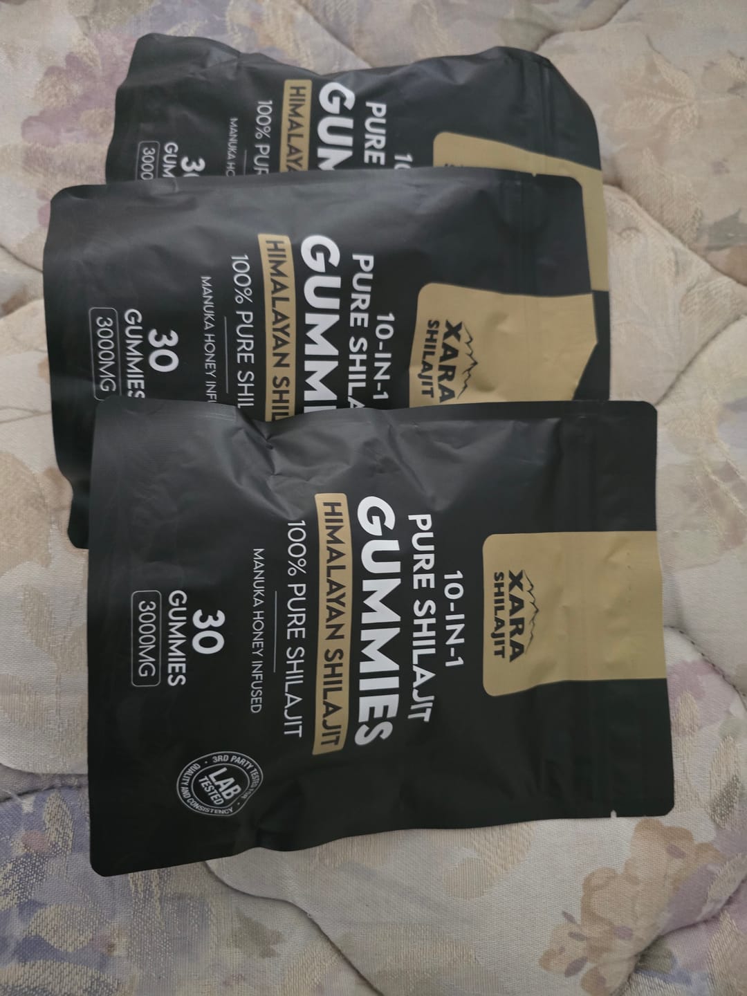 Customer photo review of XARA SHILAJIT® Pure Shilajit Gummies upgraded formula