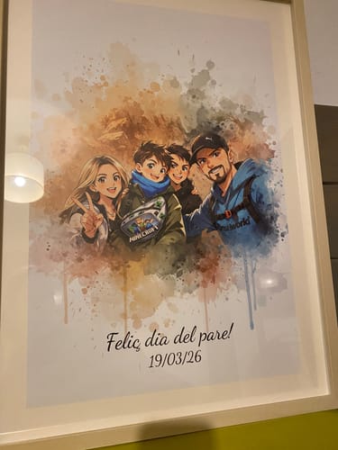 Customer photo review of Vuestra foto como obra de arte – con vista previa en vivo, como póster o lienzo