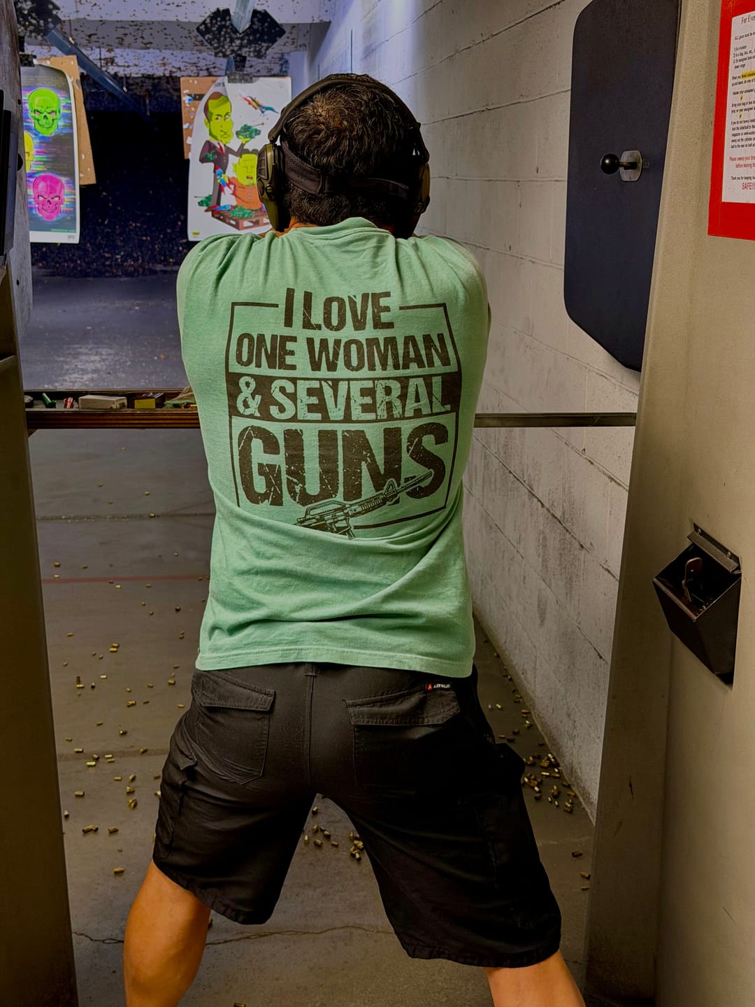 Customer photo review of I Love One Woman & Several Guns