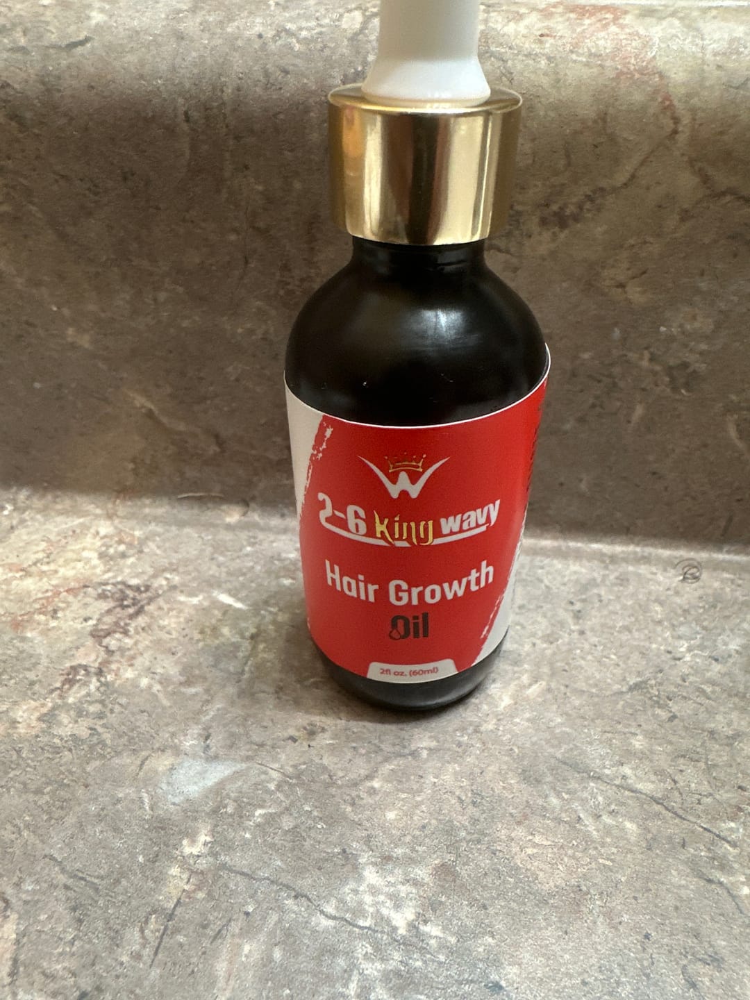 Customer photo review of Hair Growth Oil 2oz Premium Quality