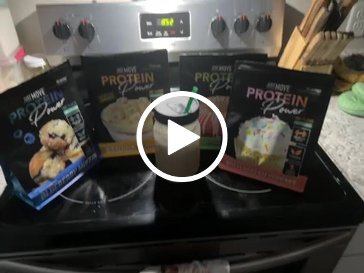Customer video review of Buttercream Cupcake Protein
