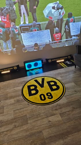 Customer photo review of Borussia Dortmund Logo Rug