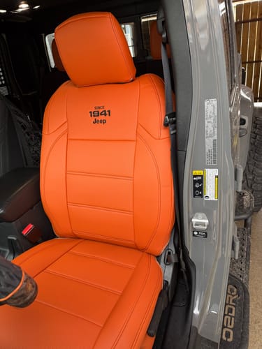 Customer photo review of Premium Custom-Fit Seat Covers