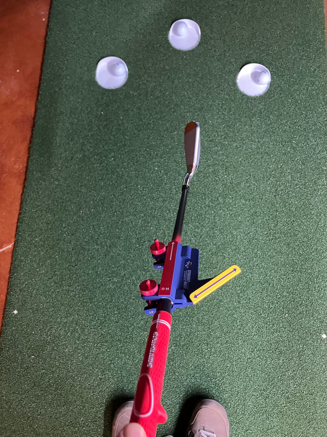 Customer photo review of The StraightAway swing aid