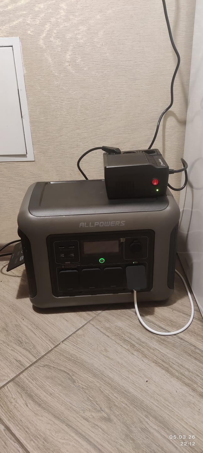 Customer photo review of ALLPOWERS R1500 LITE Portable Power Station 1600W 1056Wh