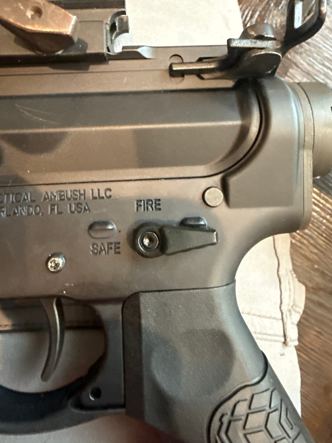 Customer photo review of Partisan Forced-Reset Drop-In Cassette Trigger FRT – AR-15 Platform (USA-Made)