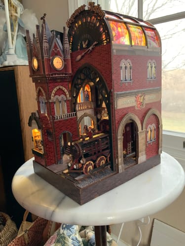 Customer photo review of Hogsmoor Station DIY Book Nook Kit