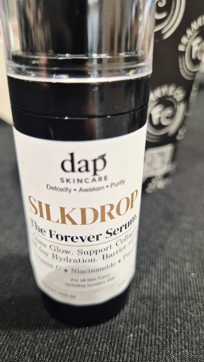 Customer photo review of Silkdrop — The Barrier Serum