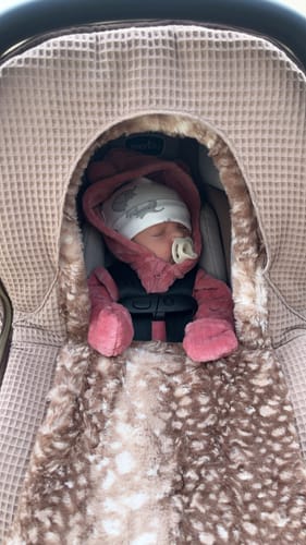 Customer photo review of Winter Waffle Cover - Beige