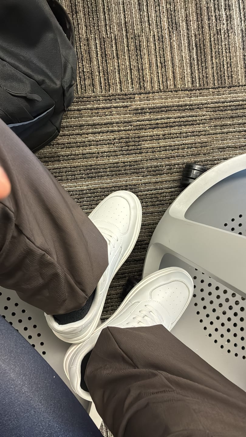 Customer photo review of ELEVATESHOES WHITE CLASSY