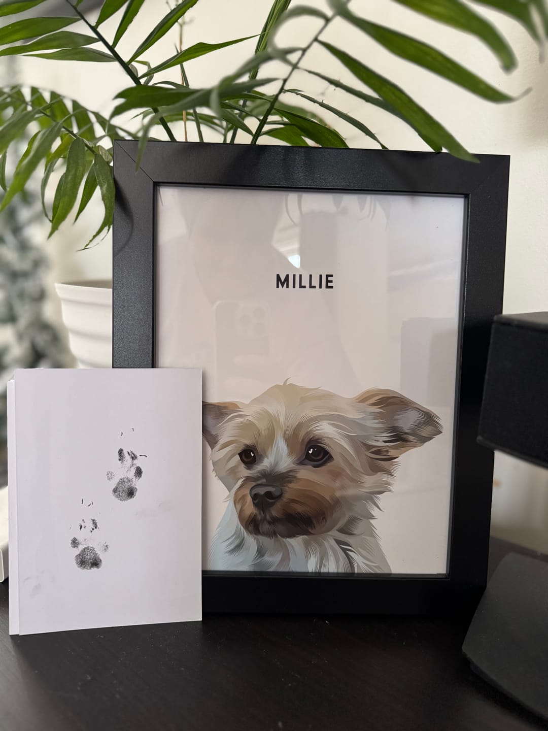 Customer photo review of Custom One Pet Portrait