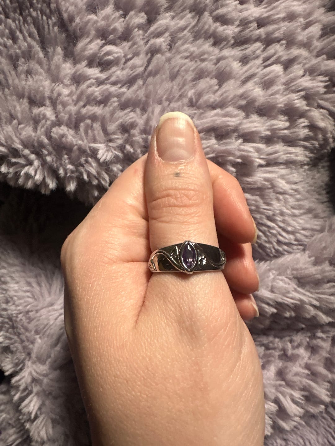 Customer photo review of BIRTHSTONE RING (FEBRUARY)