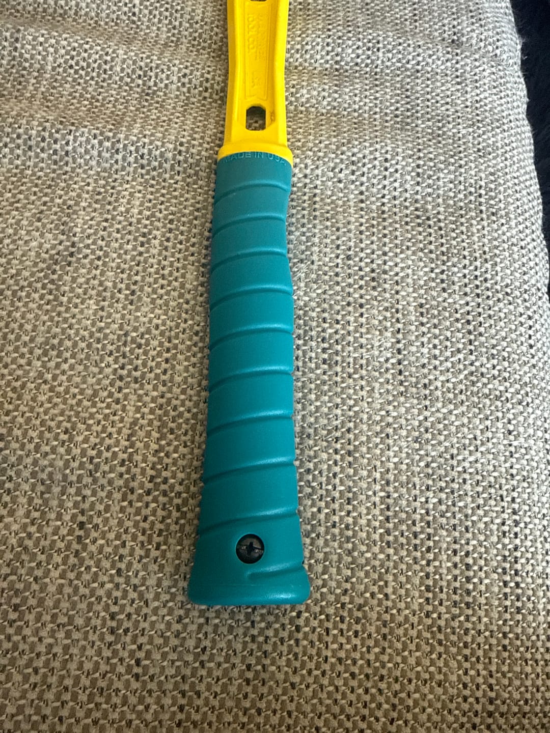 Customer photo review of Martinez Tools | Clear Overlay Hammer Grip
