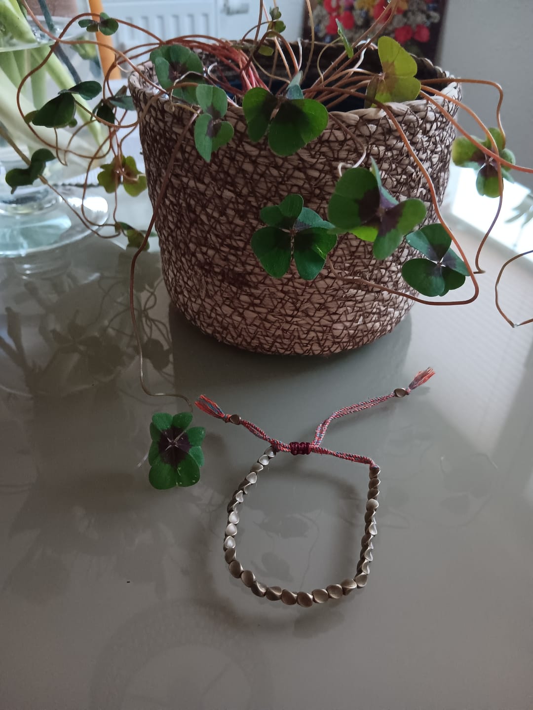 Customer photo review of Tibetisches Kupfer Glücksarmband