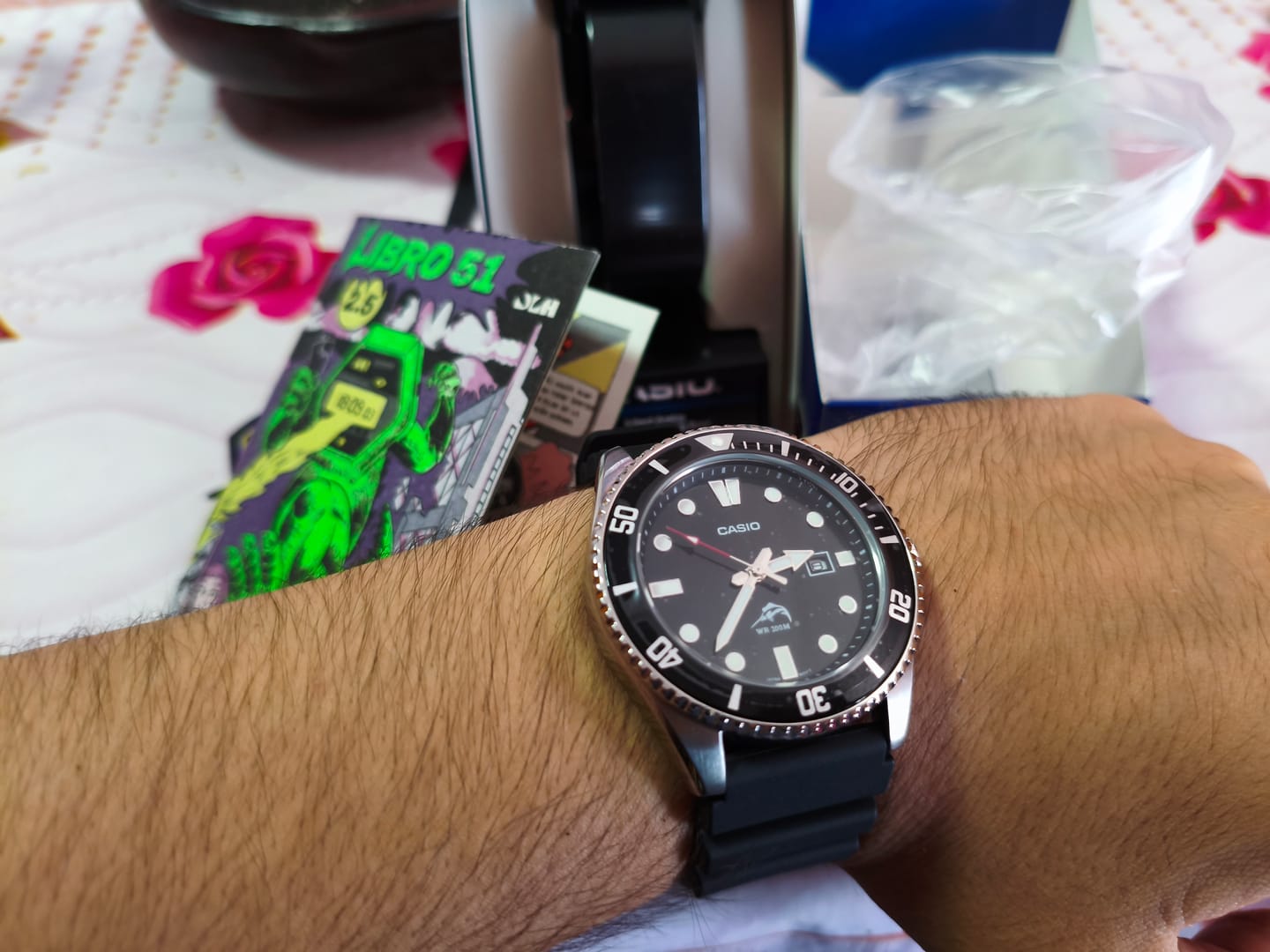Customer photo review of Reloj Casio Submariner Marlin Duro MDV106-1AV Negro Buceo