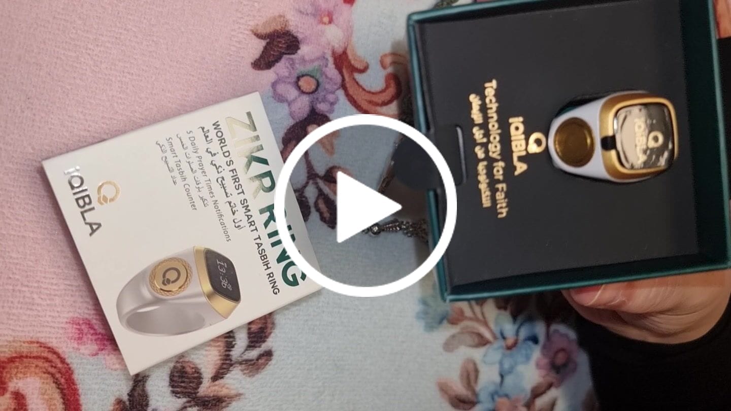 Customer video review of ZIKR Smart Ring – White Digital Tasbih