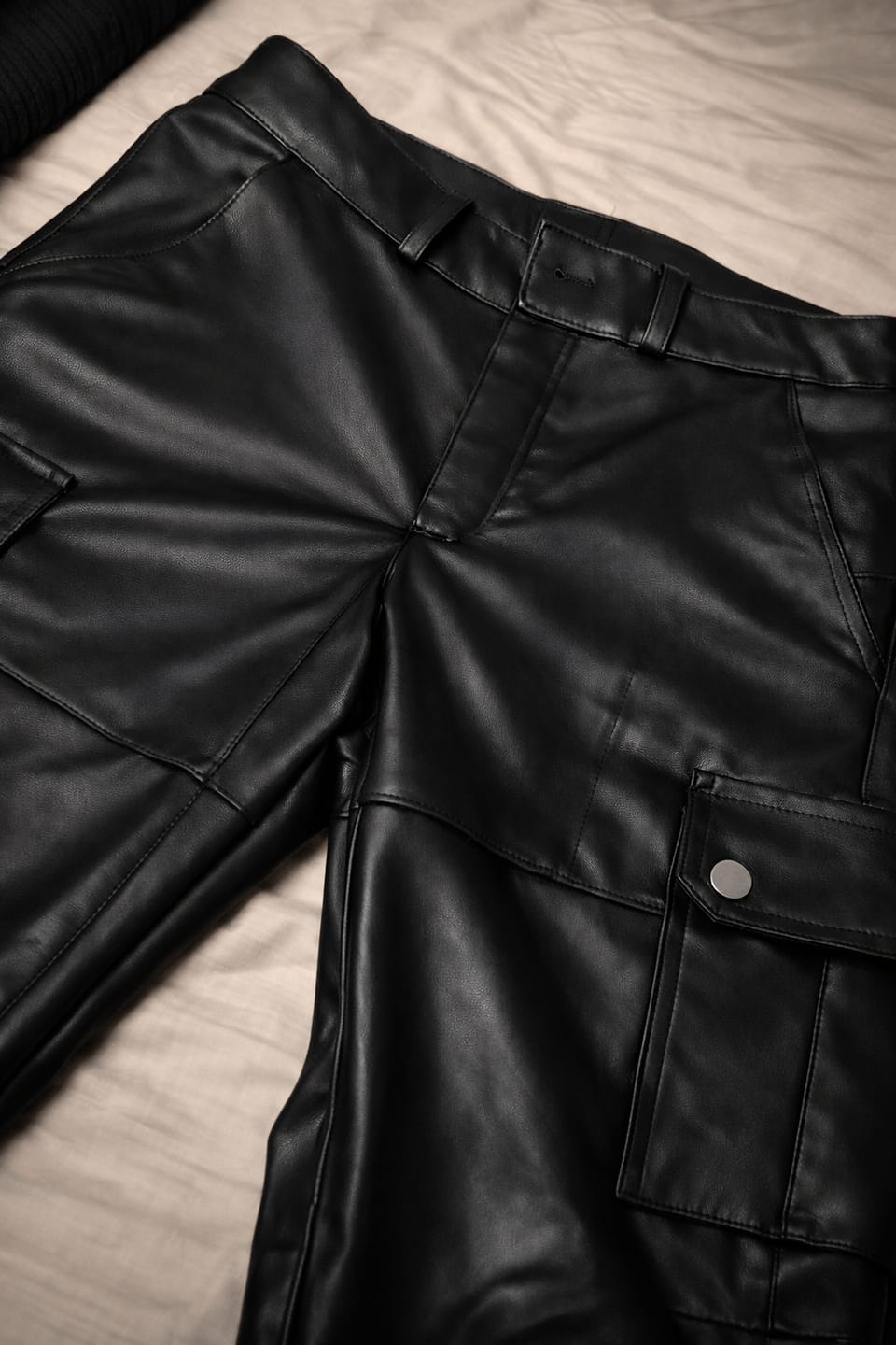 Customer photo review of Heren leerbroek in biker-stijl – RoadVance