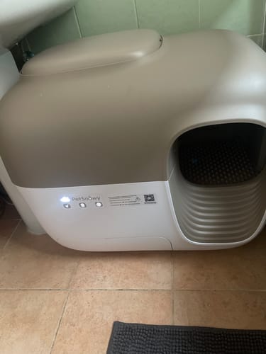 Customer photo review of Self-Cleaning Litter Box