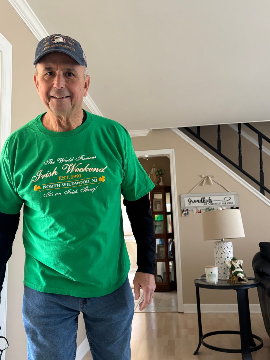 Customer photo review of Exclusive USA 250th Anniversary Eagle Cap (1776–2026) —  Embroidered