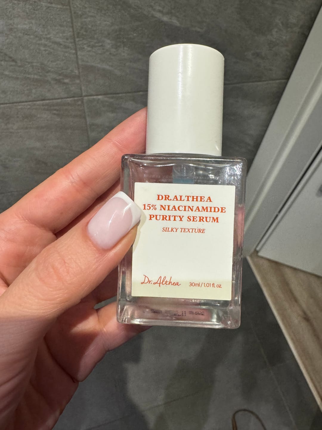 Customer photo review of Balinošs serums ar niacinamīdu un cinku Dr. Althea Niacinamide Purity Serum